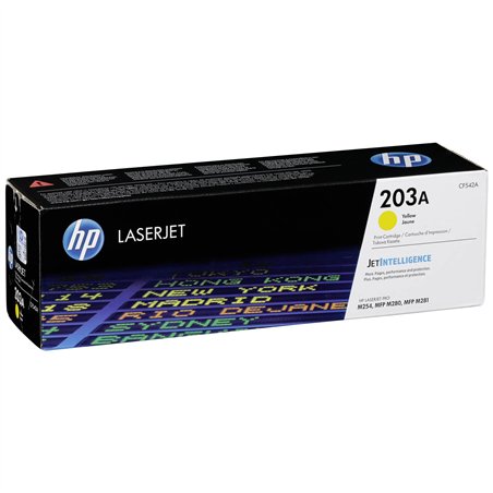 HP cartuccia CF 542 A giallo No. 203 A