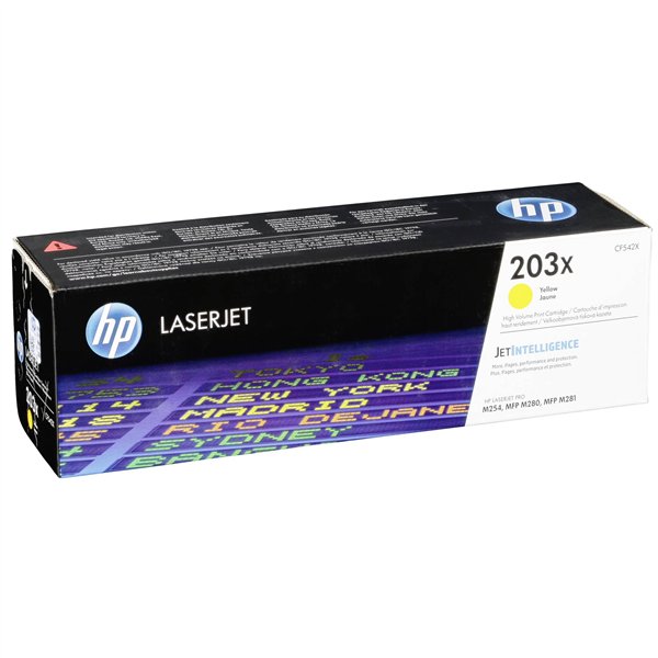 HP cartuccia CF 542 X giallo No. 203 X