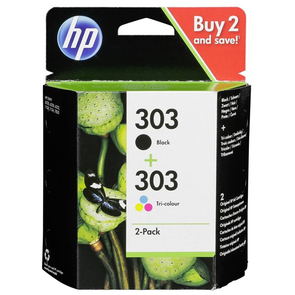 HP 3YM92AE cartuccia nera/3-colori No. 303