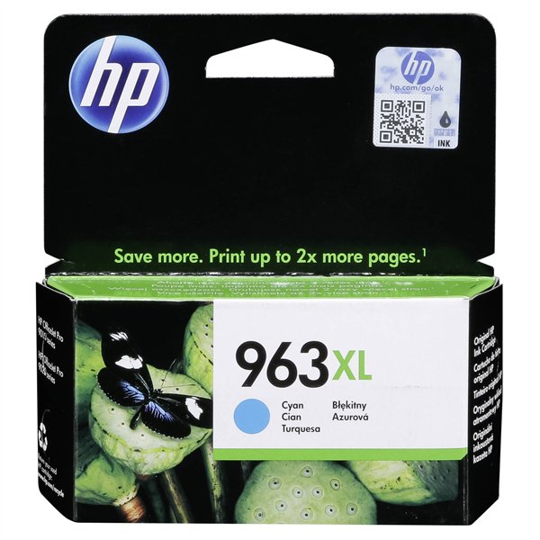 HP 3JA27AE cartuccia ciano No. 963 XL