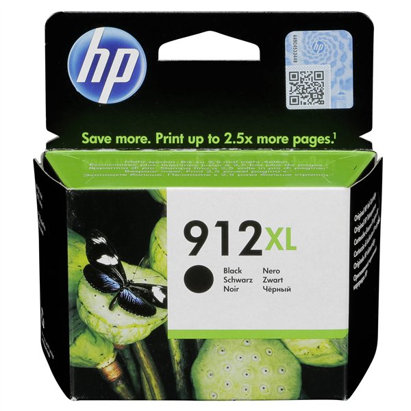 HP 3YL84AE cartuccia di inchiostro nero No. 912 XL