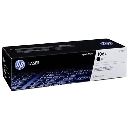 HP cartuccia W 1106 A nero No. 106 A
