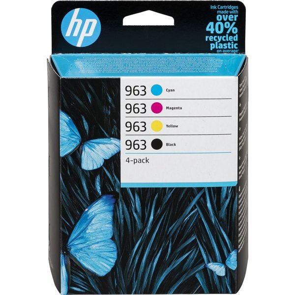 HP 6ZC70AE confezione da 4 BK/C/M/Y No. 963
