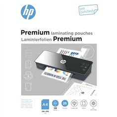HP Premium Fogli di laminaz. A4 con foratura, 125 Micron