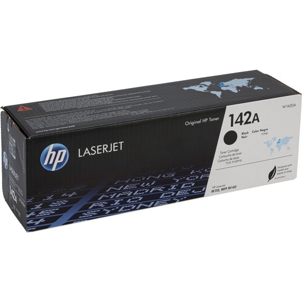 HP cartuccia W 1420 A nero No. 142 A