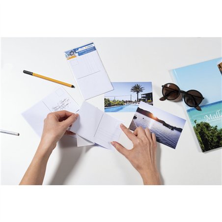 Herma etichette cartolina bianco 95x145 10 fogli            7758