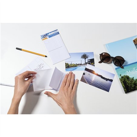 Herma etichette cartolina bianco 95x145 10 fogli            7758