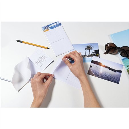 Herma etichette cartolina bianco 95x145 10 fogli            7758