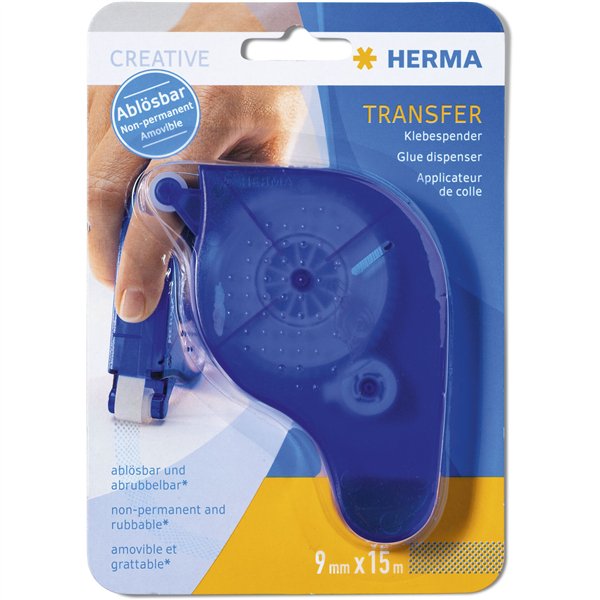 Herma transfer colla a nastro rimovibile, azzurro         1067
