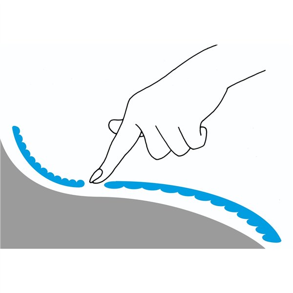 Herma transfer colla a nastro rimovibile, azzurro         1067