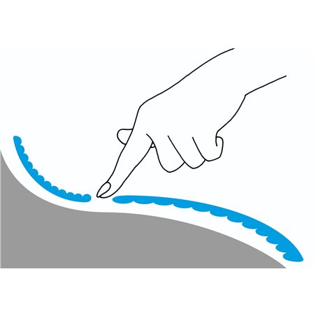 Herma transfer colla a nastro rimovibile, azzurro         1067