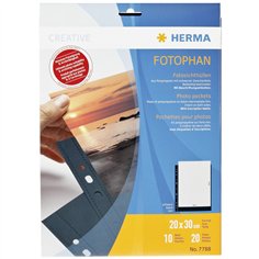 Herma fotophan 20x30 nero 10 fogli 7788