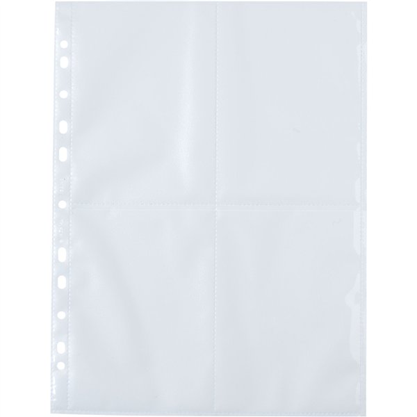 Herma custodie cartoline l10x15 10x4 fogli trasparenti 7695