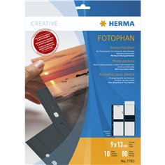 Herma fotophan 9x13 10 fogli neri 7783