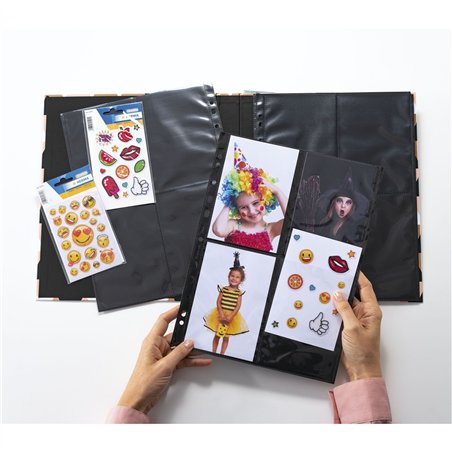 Herma fotophan 10x15 10 fogli neri 7785