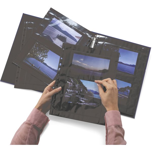 Herma fotophan 10x15 traverso 10 fogli nero 7786