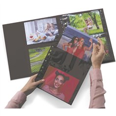 Herma fotophan 13x18 nero 10 fogli 7787 2