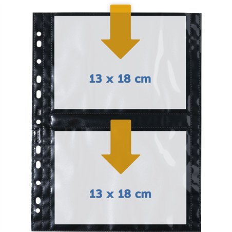 Herma fotophan 13x18 nero 10 fogli 7787