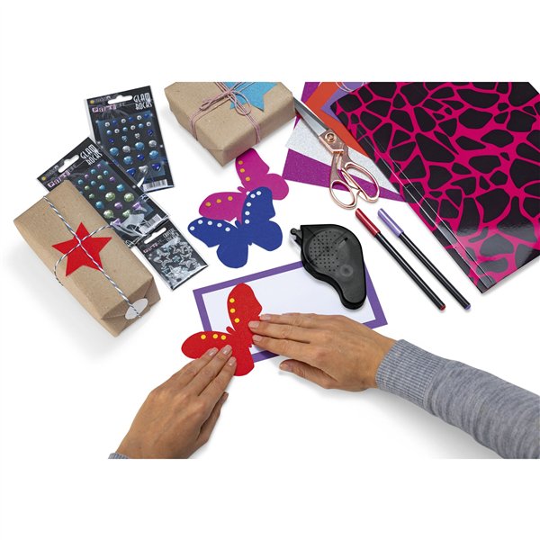 Herma transfer colla a nastro rimovibile, nero          1060