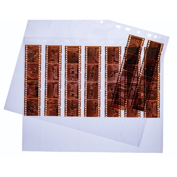 Herma Negative pockets da 5pz. PP chiaro       25 fogli    7761