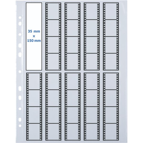 Herma negative KB strisce a 4 PP chiaro       100 fogli   7768