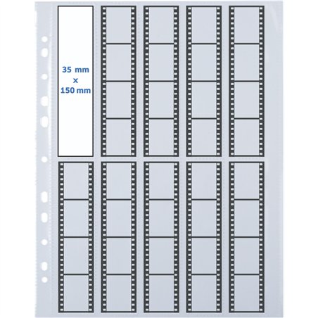 Herma negative KB strisce a 4 PP chiaro       100 fogli   7768