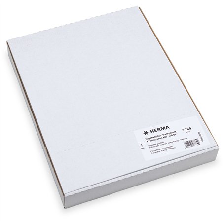 Herma negative MF PP chiaro       100 fogli   7769