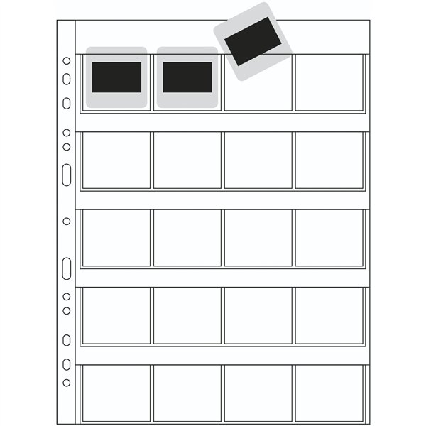Herma Custodia dia 5x5 100 fogli chiaro/opaco                7699