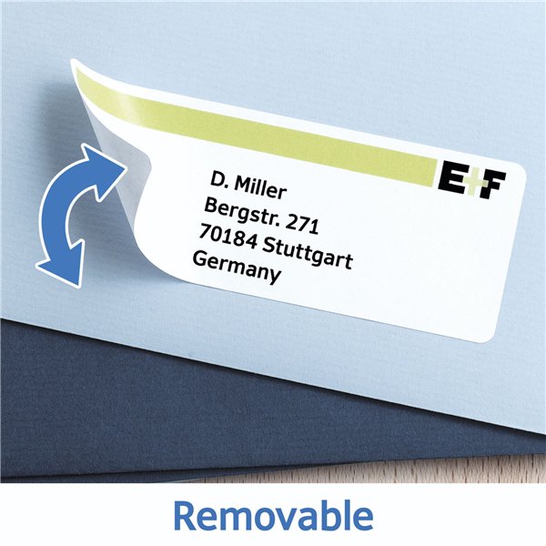 Herma etichette 35,6x16,9 mm bian.25 fo.2000 removibili 10003