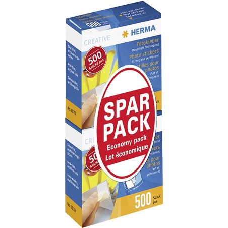 1x20 Herma adesivi per foto 2x500 pz. pacco doppio