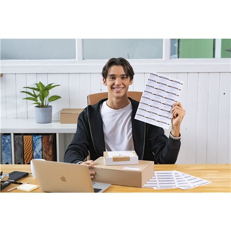 Herma etichette 70x36 bianco 10 fogli DIN A4 240 pezzi   8638