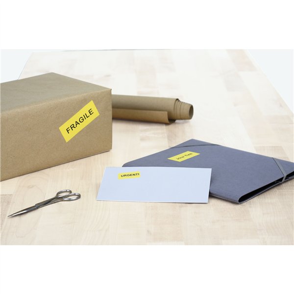 Herma etichette gialle 45,7x21,2 20 fogli DIN A4 960 pezzi 4366