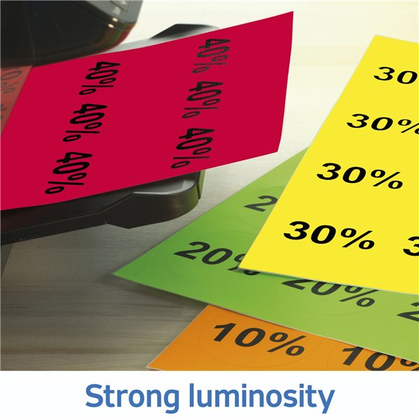 Herma etichette gialle 45,7x21,2 20 fogli DIN A4 960 pezzi 4366