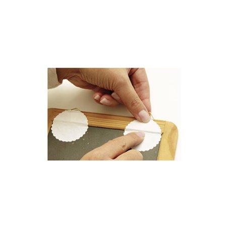 10x1 Herma gancio per foto    45 idrosolubile gommato      5749