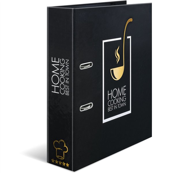 Herma raccoglitore per ricette nero Home Cooking DIN A4   19668