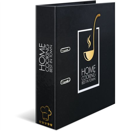 Herma raccoglitore per ricette nero Home Cooking DIN A4   19668