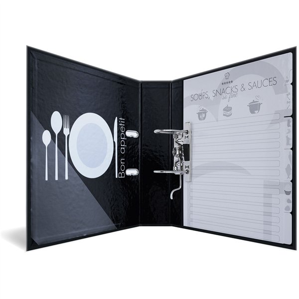 Herma raccoglitore per ricette nero Home Cooking DIN A4   19668