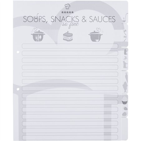 Herma raccoglitore per ricette nero Home Cooking DIN A4   19668