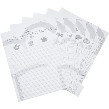 Herma raccoglitore per ricette nero Home Cooking DIN A4   19668