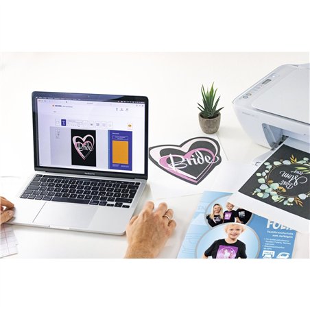 Herma T-Shirt pellicola A4 per tessuti neri e scuri 10 fo. 4527