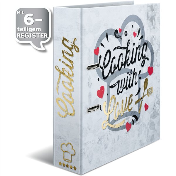 Herma raccoglitore ricette Cooking with Love DIN A4 19669