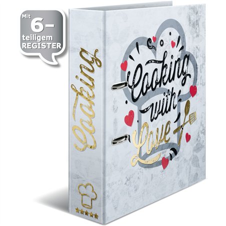 Herma raccoglitore ricette Cooking with Love DIN A4 19669
