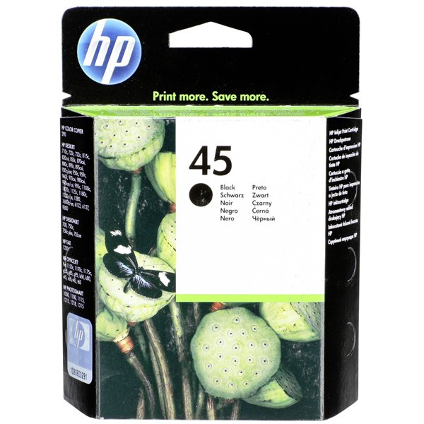 HP 51645 AE cartuccia nero    No. 45
