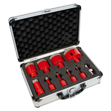 Holzmann DTBKS6-68 vacuum brazed diamond drill set