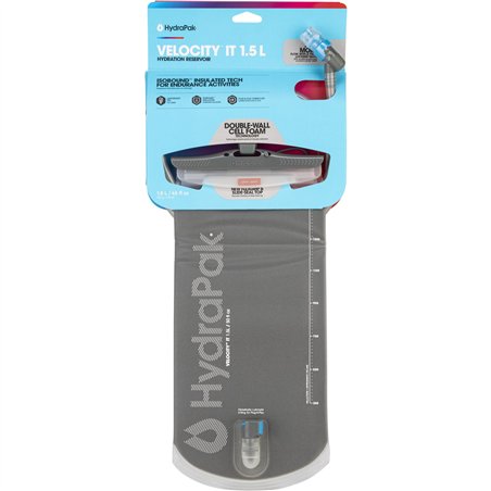 Hydrapak Velocity 1,5L sacca idrica grigio