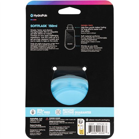 Hydrapak Softflask 150ml borraccia pieghevole blu