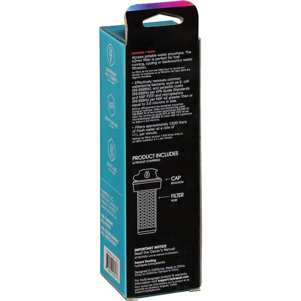 HydraPak filter cap 42mm blue