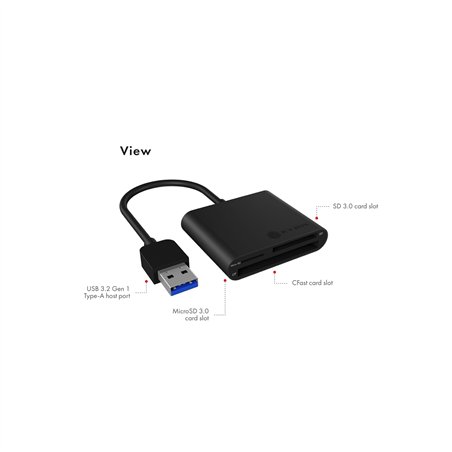 ICY BOX IB-CR301-C3 type C USB 3.0 lettore sched.mu.