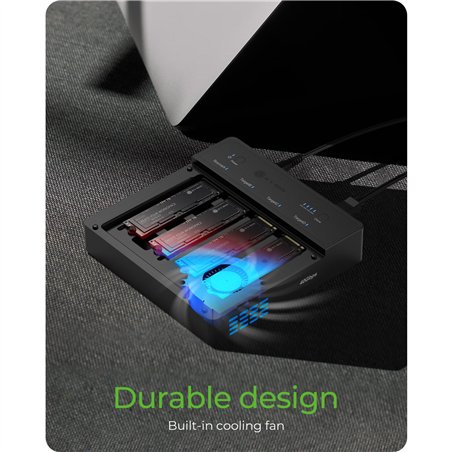 ICY BOX IB-4013MCL-C4 Docking clone stat. M2 NVMe SSD