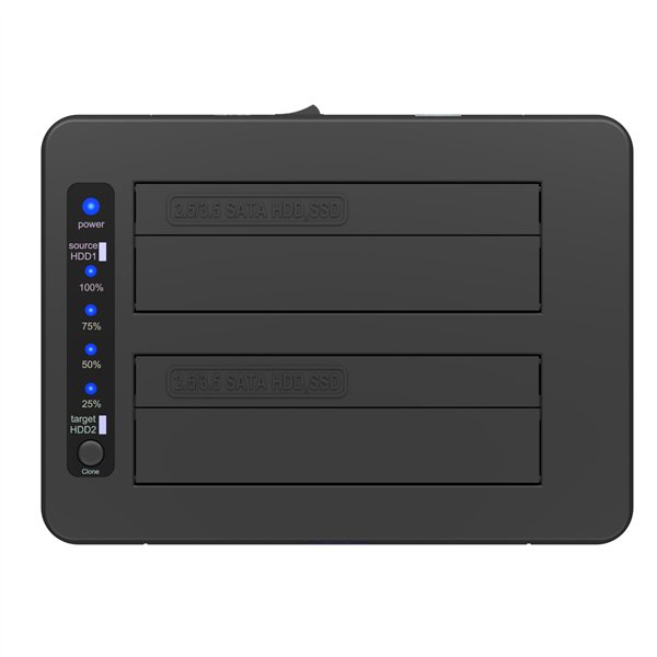 ICY BOX IB-1233CL-CR Docking clone station